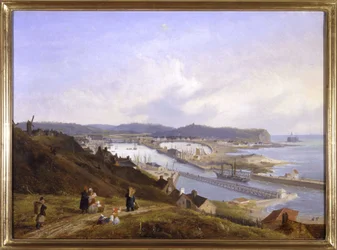 Le port de Boulogne par Louis Garneray, sd. vers 1820