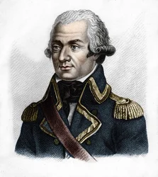 Général Dumouriez. Charles François du Périer, dit du Périer du Mourier puis Dumouriez, général français (1739-1823). Gravé par Ambroise Tardieu en 1818. Collection Stella