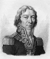 Général Richepanse dans Portraits des généraux français en suite des victoires et conquêtes des Français. Gravé par Ambroise Tardieu en 1818. Collection Stella