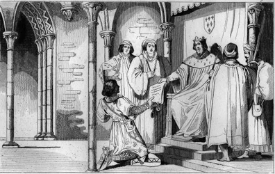 En 1327, Charles IV le Bel (1294-1328) érige la seigneurie de Bourbon en faveur du petit-fils de Robert de Clermont et petit-fils de Saint-Louis, Louis I
