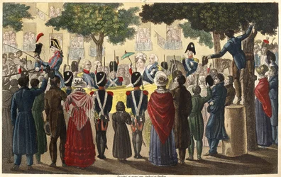 Louis XVIII (1755-1824) proclamé roi par l