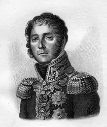 Maréchal Sebastiani de la Porta (1772-1851) - dans "Portraits des généraux français suite aux victoires et conquêtes des Français". Gravé par Ambroise Tardieu en 1818. Collection Stella.