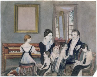 La famille Schuyler, 1824