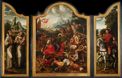 La Bataille de Clavijo, vers 1525-1550