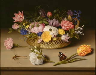 Nature morte avec fleurs, 1614