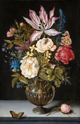 Nature morte avec fleurs