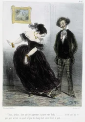 Caricature - dans « Madeleines » par Cham, v.1870-1880