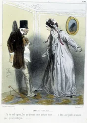 Crrré chien! - dans "Madeleines" par Cham, v.1870-1880