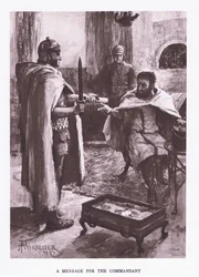 Un message du commandant, illustration de The Roman Soldier, 1928