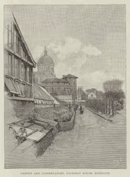 Jardin et serre, Fairseat House, Highgate
