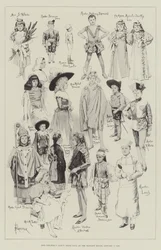 Le bal costumé des enfants au Mansion House, 7 janvier 1896