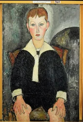 Garçon en costume de marin