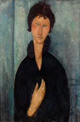 Femme aux yeux bleus