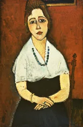 Fille avec collier