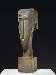 Tête, vers 1910-12 (calcaire)