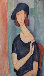 Jeanne Hébuterne avec un chapeau