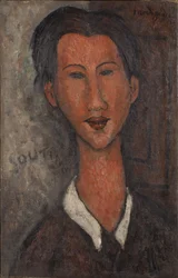 Portrait de Chaïm Soutine 1893-1943, 1917