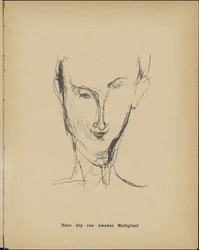 Portrait de Hans Arp 1886-1966, 1916