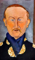 Portrait du peintre Léon Bakst 1866-1924, 1917