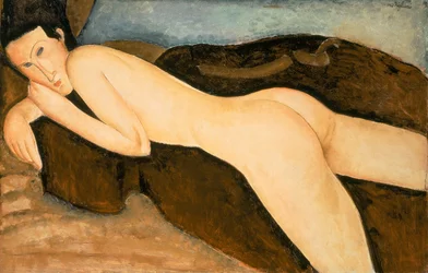Nu couché de dos, 1917