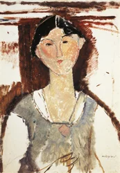 Étude pour le portrait de Beatrice Hastings par Amedeo Modigliani