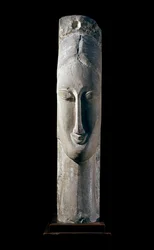 Testa di donna (sculpture par Amedeo Modigliani)