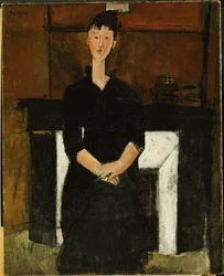 Femme assise près d