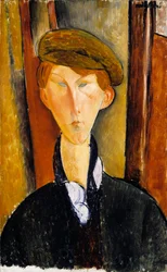 Jeune homme avec casquette