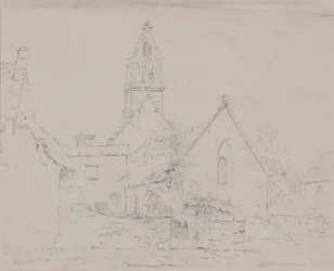 Église en ruines, c.1803