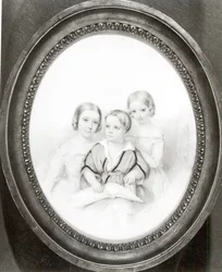 Blandine, Cosima et Daniel, enfants de Marie d