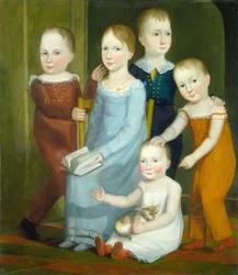 Cinq enfants de la famille Budd