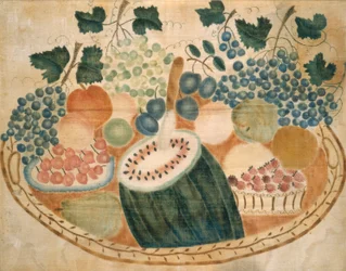 Fruits sur un plateau
