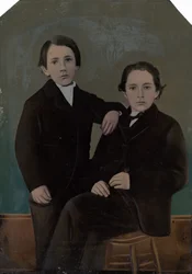 Portrait de deux garçons