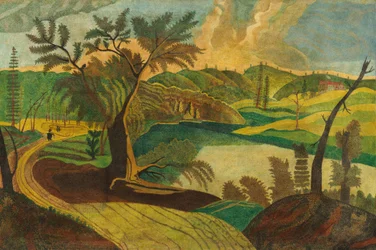 Paysage stylisé