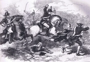 Déroute des recrues loyales, illustration de l