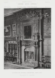 Cheminée : Quorndon House, Leicester, Angleterre