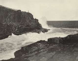Mur de mer, Bald Head Cliff, Maine