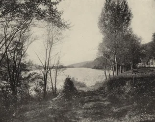 La rivière Delaware à Milford, New Jersey