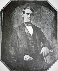 Abraham Lincoln (1809-65) en tant que membre du Congrès à 37 ans