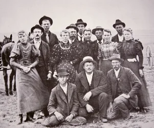 Pionniers américains, vers 1850