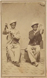 "Garçons de la cloche à la maison Barrett, Burlington, Iowa", v. 1863 (photo)