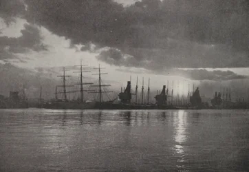 Boston : "Outward Bound" (photo n/b)