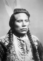 Curley, de la tribu des Crow, un des éclaireurs de Custer