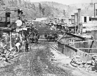 Deadwood, Territoire du Dakota, vers 1877