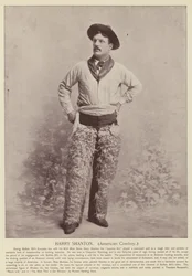 Harry Shanton, Cowboy américain
