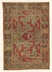 Tapis indien Ispahan (photo couleur)