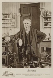 Invention, Thomas Alva Edison dans son atelier
