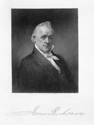 James Buchanan, gravé par Henry Bryan Hall (1800-84) d