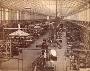 Palais des machines, South Avenue, Exposition internationale du centenaire de Philadelphie, 1876