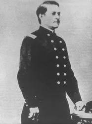 Major Marcus A. Reno de la 7e cavalerie américaine